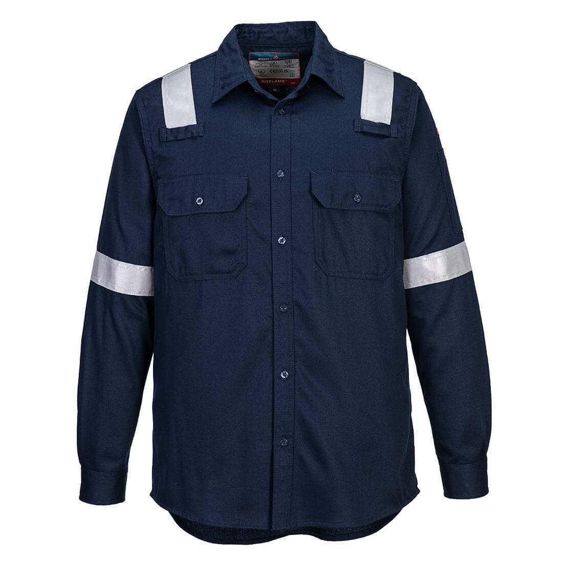 Camisa para arco eléctrico FR720 de 9.6 cal/cm2 Portwest % Camisa para arco eléctrico