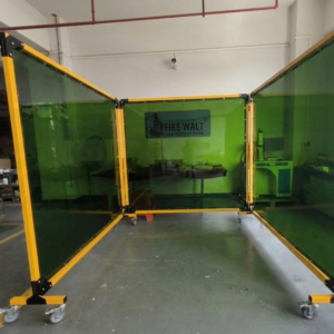 Biombo para soldadura de 3 cuerpos