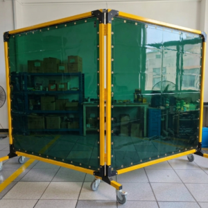 Biombo para soldadura de 2 cuerpos