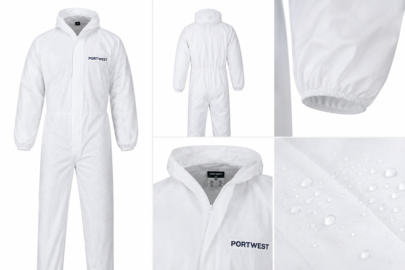 Mono ignífugo BizTex -PORTWEST-SMS FR-ST80 – tipo 5/6 % Mono ignífugo BizTex -PORTWEST-SMS FR-ST80 - tipo 5/6